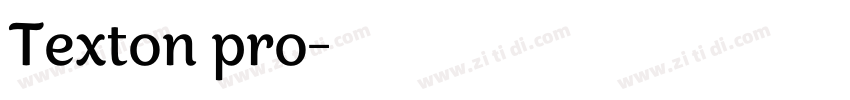 Texton pro字体转换